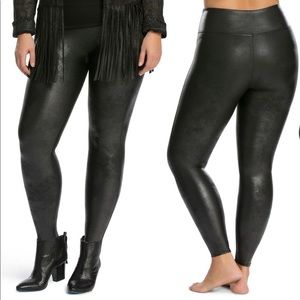 SPANX Faux Leather Leggings 1x